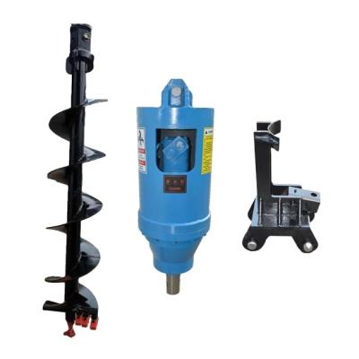 China Portable Full Automatic Farms Excavation Equipment Hydraulic Power Earth Auger Boring Pile Machine For Digging Hole for sale