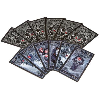 China Logo Tarot Cards Games Custom Made to Order Paper Oracle Cards with Guide Printing Tarot Cards for sale