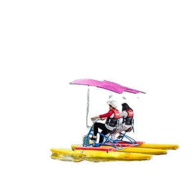 China Bonhong Guided Water Bicycle Sea Bike Plastic Floating Water Bikes Price Pedal Boats Water Bike for sale