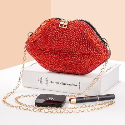 China Custom Fashion Luxury Blingbling Diamond Rhinestone Handbags For Women Shoulder Bag for sale