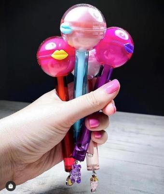 China Bling Crystal Diamond Bling Crystal Diamond Lollipop Candy Lollipop Lip Gloss Pops Pops Tube for sale