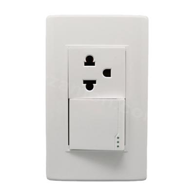 China Exquisite PC Structure Manufacturing Simple Multifunction Type Electrical Switch And Wall Socket Switches And Socket for sale