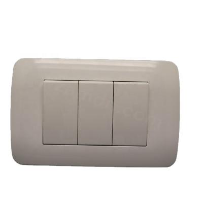 China Safety 230v Switch 220v 3 Gang 2 Way Electrical 1gang Wall for sale