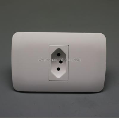 China ABS Brazil Intact Surface Inwall Power Indicator Plate Cover Panel Electrical Electrical Wall Socket for sale