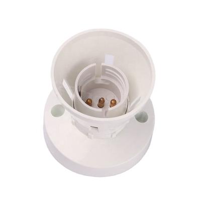 China universal edison b22 e27 e26 lamp holder straight lath ceiling edison socket led lamp base bulb lamoholder holders socket for sale