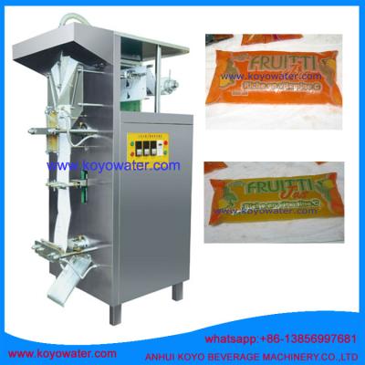 China DXD-500 liquid juice bag plastic film automatic filling packing machine zu verkaufen