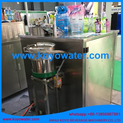 China liquid milk juice water stand up retort spout pouch filling machine for sale