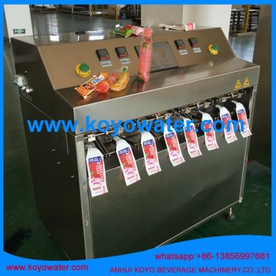 China Fruit Flavoured Carbonated Soft Drinks/Soda Pop/mineral water pouch filling packing machine à venda