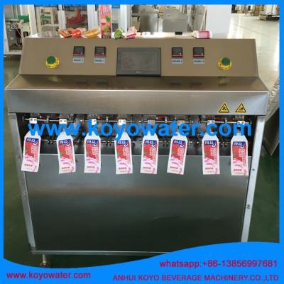 China ice pop bag juice/milk/water/honey/yogurt tube production line à venda