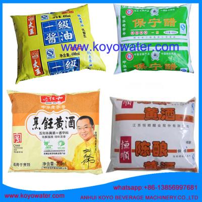 China KOYO automatic liquid soysauce/vinegar/yellow rice wine packaging machine for sale