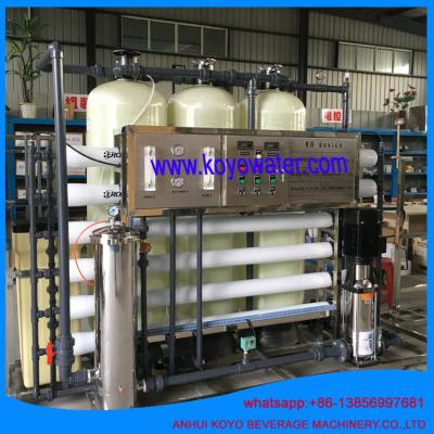 China 500L/H compact reverse osmosis system/cheap water treatment equipment with PVC pipes for sale