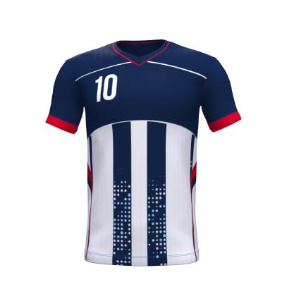 China Shirts & Complete original custom factory direct sales soccer jersey football jersey printing machine full body football uniform for sale