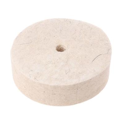 China 80*10mm Surface Condition Polishing Glass Wool Felt Diamond Grinding Wheel Polishing Soft Polishing Discs for sale