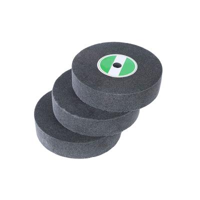 China Nylon Fiber 200*25mm Metal Deburring And Polishing Nylon Abrasive Convoluted Wheel for sale