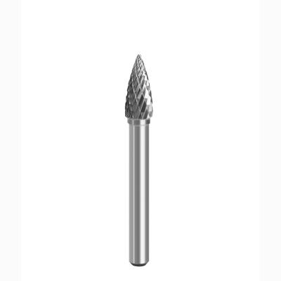 China Die Grinder G0817 Shaft Shape With Sharp End G Carbide Burrs Set Tungsten Rotary Burr Set for sale