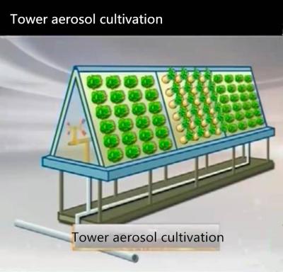 China Die hohe Wasserkultur Leistungsfähigkeits-Soilless Bearbeitung wächst Turm-Aerosol-Bearbeitung zu verkaufen