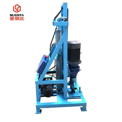 China Portable electric water well drilling rig water 100m rock drilling rig water well drilling rig supplier for sale