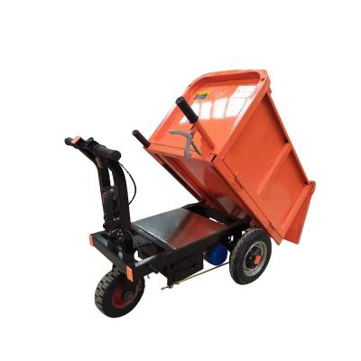 China ForConstruction Site Farm Materials Electric Transport Trolley Electric Universal Trolley Ash Carrying Goods Hand Cart Material for sale