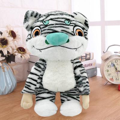 China Custom Stuffed Animal Lucky Tiger Toy Eco-friendly Material With Dot Shape Stuffed Plush Toy For Kids for sale