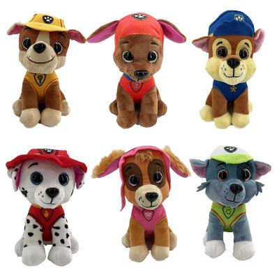 China Eco-Friendly Material Doll Toy Big Eye Animals Puppy Paw Dog Patrol Plush Fashion Ty Dog Figures Stuffed Plush Toys for sale