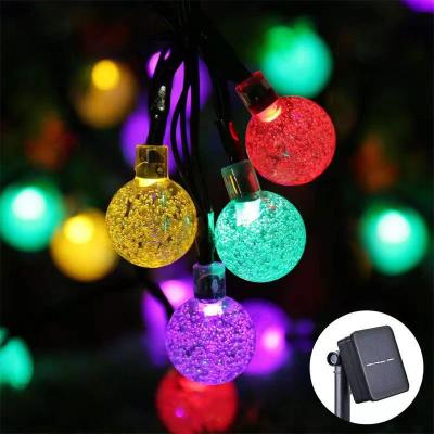 China Outdoor Solar Powered Fairy Waterproof Remote 8 Mode RF Solar String Lights Timer Festival Decoration String Lights Outdoor Solar Lights Decor for sale