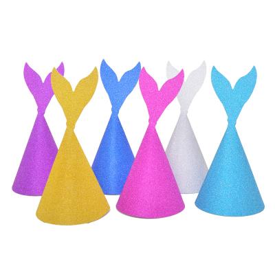 China Party Supplies Factory Glitter Paper Hat Party Hat Gold Golden Hot Stamping Cheers To Happy New Year 2021 Party Cone Hats for sale