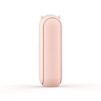 China Mini Fan Cheap Price Custom LOGO Cooling Hanging Design Air Power Supply Charging Mobile Phone Conditioner Handheld Foldable Safety Devil Mini Fan White Pink Green for sale