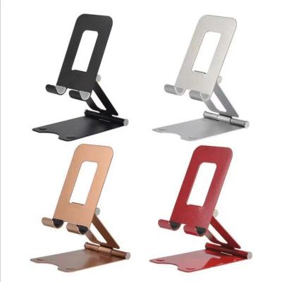 China Popular Fully Foldable Adjustable Mobile Phone Holder Cradle Adjustable Desktop Dock Compatible All Phone 13 Pro Xs 12 Xr X Max Protection for sale