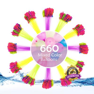 China Toy Water Balloons Party Pool Gift Plays 660 PC Outdoor Quick Easy Summer Pool Water Fighting Games For Kids Boys Girls Party Supply for sale