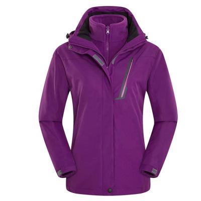 China Breathable Winter Women Warm Outdoor Sport Ski Jackets Hooded Water Resistant Leisure Camping for sale