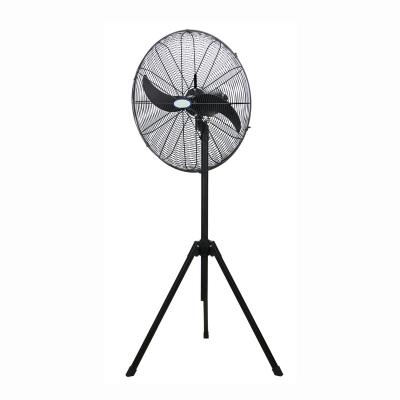 China Round S Arm Part Under Motor 20 24 26 30 Inch High Stand Strong Industrial Fan Good Quality Air Circulation Heavy Standing AC Industrial Fan for sale