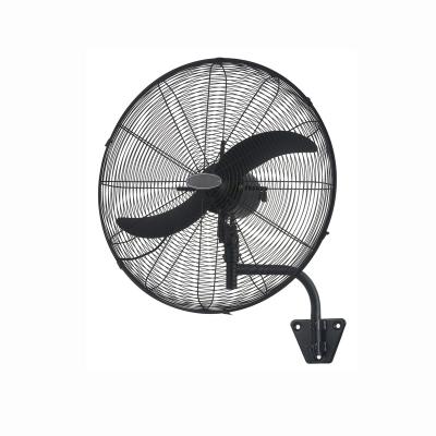 China Round S Arm Room Under Motor 20 24 26 30 Inch Strong Power Industrial Wall Fan For Garage for sale