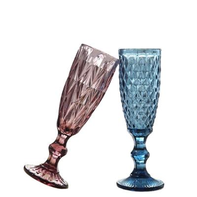 China 2023 Morden Amazon glass cup champagne wine tumbler luxury hot selling sublimation glass tumbler for sale