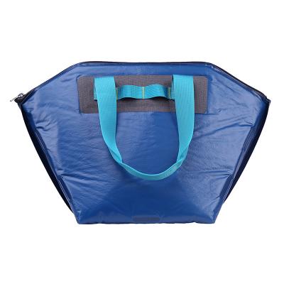 China Waterproof Reusable Insulated Cooler Bag Tote Bag With Waterproof Thermal Ice Zipper for sale