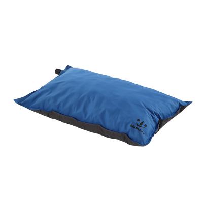 China Travel Inflatable Outdoor Comfort Shredded Self Inflating Sponge Air Pillow for sale