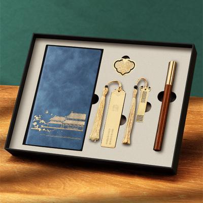 China Customized Agriculture Wholesale New Business Promotional Gift Set 5 Pcs Notebook Set Corporate Company Gift Set for sale