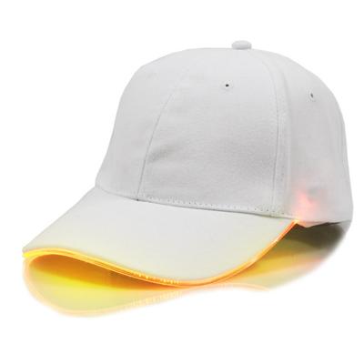 China 6- Panel 2022 New Design Logo Hat Cap Custom 6-Panel Led Lightweight Baseball Hat Fashion Party Hats for sale