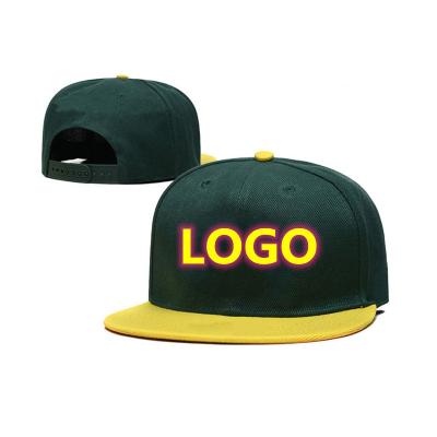 China Custom Embroidered Barber Shop Logo Hat Football Team Snapback Promotional Advertising Hat for sale