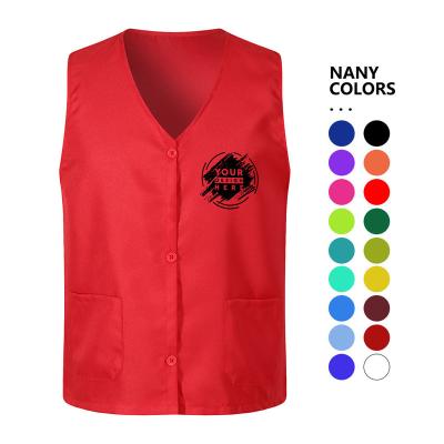 China Campaign Election Anti-Shrink Vests For Custom Printing Logo Safety Reflector Jackets Supermarket Employees Invest Coat for sale