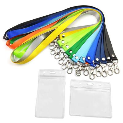 China Custom Wholesale Custom Sublimation Promotional Logo Neck Strap Nylon Printing Polyester Lanyards for sale