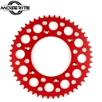 China CNC 7075 T6 aluminum factory 7075-T6 aluminum design directly from new machining cheap 50T motorcycle chain sprocket for sale