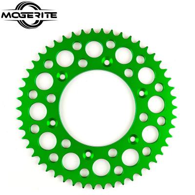 China CNC 7075 T6 aluminum factory 7075-T6 aluminum design directly from new machining cheap 50T motorcycle chain sprocket for sale