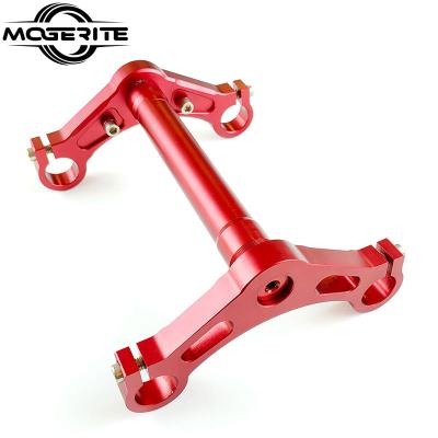 China New Design 6061-T6 Aluminum Boost Motorcycle CNC Lower Triple Shaft Holds Stem Steering Mount For Raider 150 New Motorcycle Engine Cover 100% for sale