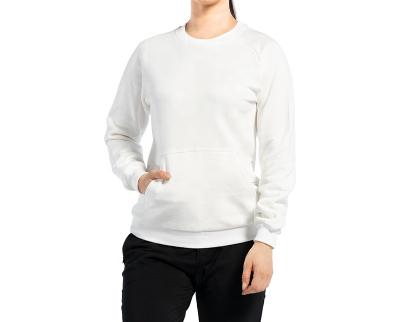 China New Design Anti-wrinkle OEM Solid Logo Embroidery Casual Oversized Sweatshirt 100% Custom Women Cotton Pullover for sale