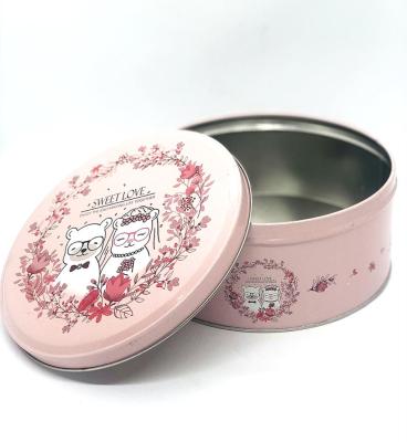 China Tinplate Favor Candy Gift Tin Baby Shower Box Box Chocolate Sweet Wedding Container for sale