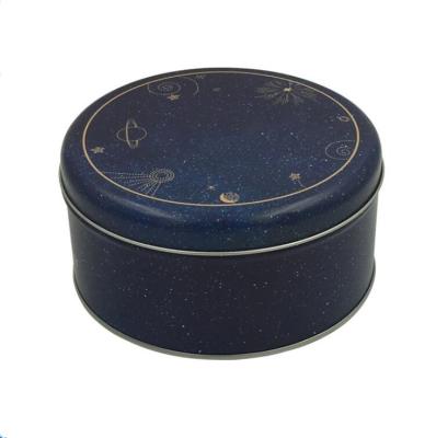 China New Round Cover Factory Price Cookie Cutter Tin Box For Cookie Storage Wholesale for sale