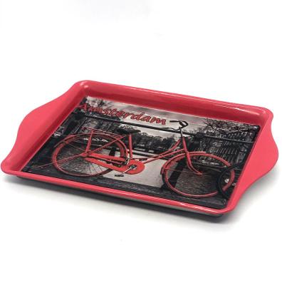 China New Cover New Design Custom Chocolate Tin Metal Tray For Food for sale