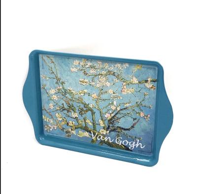 China Factory New Cheap Price China Custom Printed Cover Metal Lamination Tray For Gift for sale