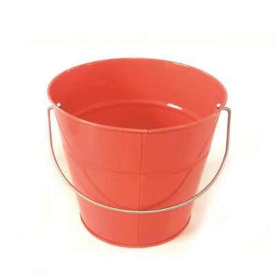 China Good quality new cover around small mini metal tin bucket for candle packaging for sale