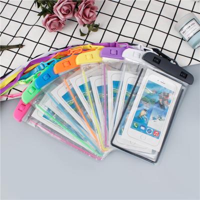 China Custom Waterproof PVC Lanyard Mobile Phone Cases Clear Pouch Waterproof Bag, Cell Phone Bags for sale